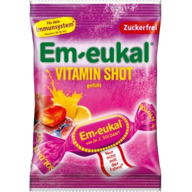 Em-eukal Em-eukal Bonbon, Vitamin Shot, gefüllt, zuckerfrei Em-eukal Em-eukal Bonbon, Vitamin Shot, gefüllt, zuckerfrei