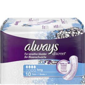 Always Inkontinenz Einlagen Discreet long Always Inkontinenz Einlagen Discreet long