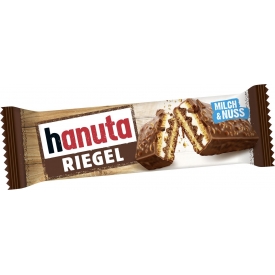 Ferrero Hanuta Riegel, Schokolade, Waffel