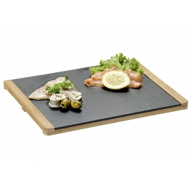 Kesper Buffetplatte Schiefer/Bambus 34x26x1,5cm Kesper Buffetplatte Schiefer/Bambus 34x26x1,5cm