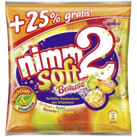 Nimm2 Soft Brause Fruchtbonbons Nimm2 Soft Brause Fruchtbonbons