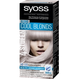 Schwarzkopf Syoss Aufheller Cool Blonds 10-55 Platinum Blond Schwarzkopf Syoss Aufheller Cool Blonds 10-55 Platinum Blond