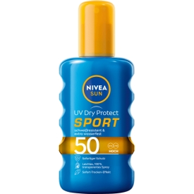 NIVEA SUN UV Dry Protect Transparentes Spray LSF 50 NIVEA SUN UV Dry Protect Transparentes Spray LSF 50