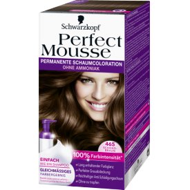 Schwarzkopf Perfect Mousse Dauerhafte Haarfarbe Schaumcoloration 465 Schokobraun