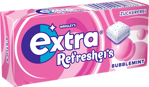 Kaugummi, Extra for Kids Bubblegum,Bubblemint zuckerfrei