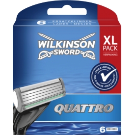 Wilkinson Sword Rasierklingen Quattro für Herren Wilkinson Sword Rasierklingen Quattro für Herren