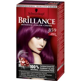 Schwarzkopf Brillance Dauerhafte Haarfarbe Intensiv-Color-Creme 859 Violette Wildseide Schwarzkopf Brillance Dauerhafte Haarfarbe Intensiv-Color-Creme 859 Violette Wildseide