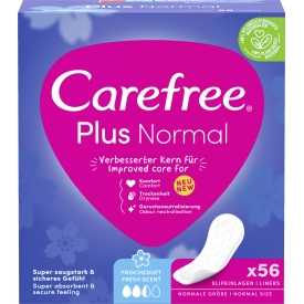 Carefree Slipeinlagen Plus Normal Frischeduft Carefree Slipeinlagen Plus Normal Frischeduft