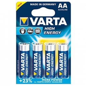 Varta Batterie LR6 Mignon AA 1.5V High Energy 4er-Packung Varta Batterie LR6 Mignon AA 1.5V High Energy 4er-Packung