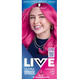 Schwarzkopf LIVE Ultra Brights Haarfarbe 093 Shocking Pink Schwarzkopf LIVE Ultra Brights Haarfarbe 093 Shocking Pink
