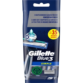 Gillette Blue3 Simple Einwegrasierer Gillette Blue3 Simple Einwegrasierer