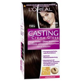 LOreal Paris Dauerhafte Haarfabe Pflege-Farbe Casting Creme Gloss 400 Braun LOreal Paris Dauerhafte Haarfabe Pflege-Farbe Casting Creme Gloss 400 Braun