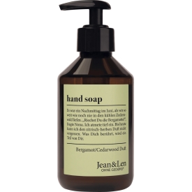 Jean&Len Flüssigseife bergamot & cedarwood Jean&Len Flüssigseife bergamot & cedarwood