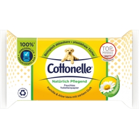 Cottonelle Natürlich pflegend feuchte Toilettentücher Cottonelle Natürlich pflegend feuchte Toilettentücher