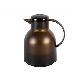 Emsa Isolierkanne Samba Quick Press 1l dunkelbraun transluzent Emsa Isolierkanne Samba Quick Press 1l dunkelbraun transluzent