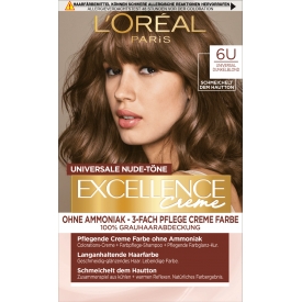 LOrealParis Excellence Creme Nudes 6U Dunkelblond Haarfarbe