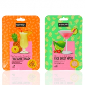 Sence Tuchmaske 23ml Thekenkarton 2-fach sortiert Sence Tuchmaske 23ml Thekenkarton 2-fach sortiert