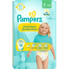 Pampers Windeln Premium Protection Gr.7 Extra Large (15+kg), Single Pack