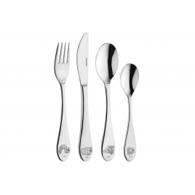 Geda Kinderbesteck Raupe Nimmersatt 4teilig Geda Kinderbesteck Raupe Nimmersatt 4teilig