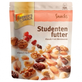 Farmers Snack Mix aus Nüssen und Rosinen