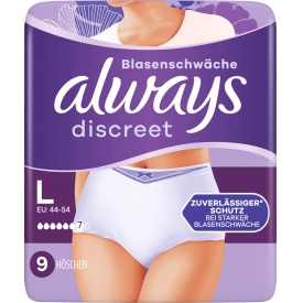 Always Discreet Pants Plus Large Blasenschwäche