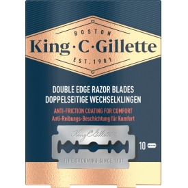 King C. Gillette Rasierklingen, Double Edge für Rasierhobel King C. Gillette Rasierklingen, Double Edge für Rasierhobel