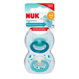 Nuk Signature Schnuller, Größe: 1 (0-6 Monate), farbig sortiert
