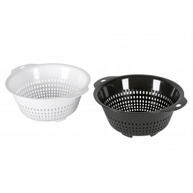 My Basics Salatseiher Ø31cm weiß / anthrazit My Basics Salatseiher Ø31cm weiß / anthrazit