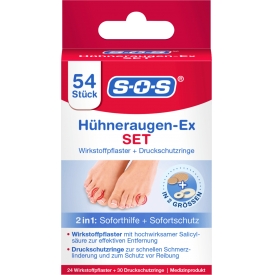 SOS Hühneraugen-EX Set Pflaster SOS Hühneraugen-EX Set Pflaster
