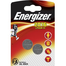 Energizer Spezialzellenbatterie / Lithium CR-Typ 2016