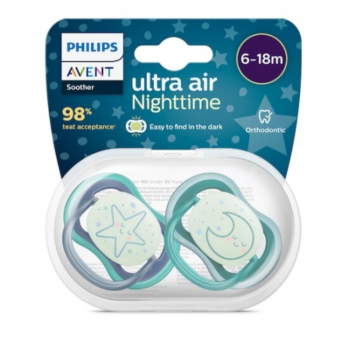 Philips Avent Ultra air Schnuller Nighttime 6-18 Monate Philips Avent Ultra air Schnuller Nighttime 6-18 Monate