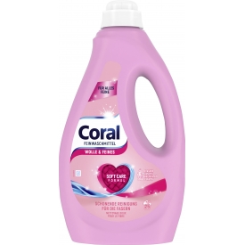 Coral Feinwaschmittel Wolle & Seide sanft & weich 1,25L Coral Feinwaschmittel Wolle & Seide sanft & weich 1,25L