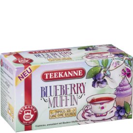 Teekanne Früchtetee Blueberry Muffin (20 Beutel)