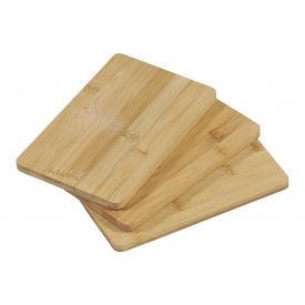 Kesper Frühstücksbrettchen Bambus 22x14x1cm 3er