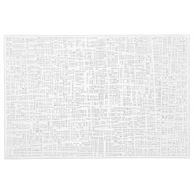 Zeller Present Tischset Scribble 30x45cm weiß Zeller Present Tischset Scribble 30x45cm weiß