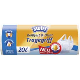 Swirl Müllbeutel mit Tragegriffen 20 L Swirl Müllbeutel mit Tragegriffen 20 L