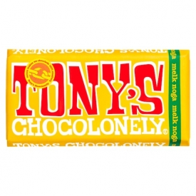 Tonys Chocolonely Vollmilchschokolade mit weißem Nougat Tonys Chocolonely Vollmilchschokolade mit weißem Nougat