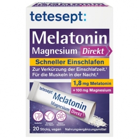 Tetesept Melatonin + Magnesium Direkt Sticks Tetesept Melatonin + Magnesium Direkt Sticks