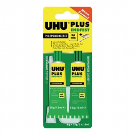 UHU UHU PLUS Endfest 2-K-Epoxikleber UHU UHU PLUS Endfest 2-K-Epoxikleber