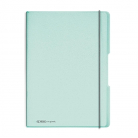Herlitz Notizheft my.book flex PP A4 2x40 Blatt kariert liniert minze