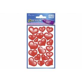 Avery Zweckform Sticker 53205 Herzen Glitter 2 Bogen Avery Zweckform Sticker 53205 Herzen Glitter 2 Bogen