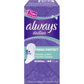 Alldays Damenbinden dailies 30 Normal Fresh & Protect Alldays Damenbinden dailies 30 Normal Fresh & Protect