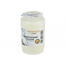 Bolsius Memento Kompositionsöllicht Nr. 3 transparente Hülle Bolsius Memento Kompositionsöllicht Nr. 3 transparente Hülle