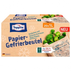 Toppits Papier-Gefrierbeutel 1L Toppits Papier-Gefrierbeutel 1L