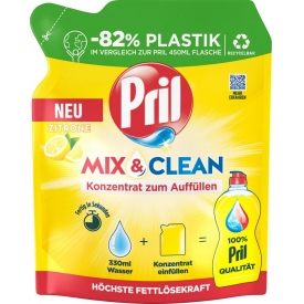 Pril Mix & Clean Geschirrspülmittel Konzentrat Zitrone Pril Mix & Clean Geschirrspülmittel Konzentrat Zitrone