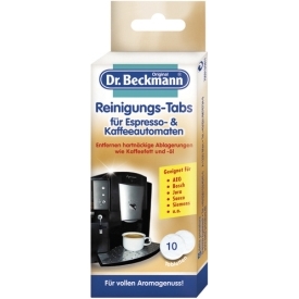 Dr. Beckmann Reinigungs-tabs Espresso- und Kaffeemaschinen Dr. Beckmann Reinigungs-tabs Espresso- und Kaffeemaschinen