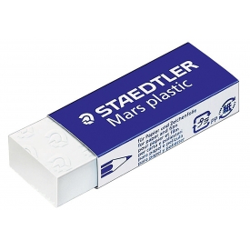 Staedtler Radierer Mars plastic weiß Staedtler Radierer Mars plastic weiß
