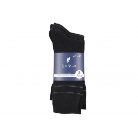 St. Barth ST.BARTH Herren Socke Streifen Gr. 43/46 5er Pack schwarz St. Barth ST.BARTH Herren Socke Streifen Gr. 43/46 5er Pack schwarz
