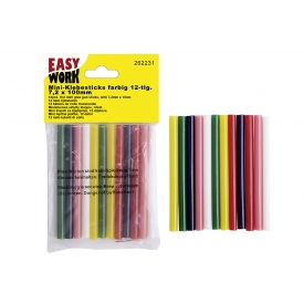 Easy Work EW Mini-Klebesticks farbig, 12-tlg., 7,2 x 100 mm