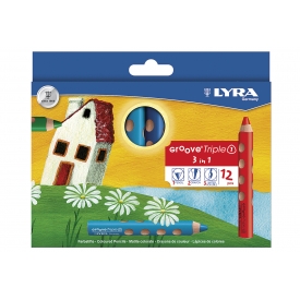 Lyra Farbstifte Groove Triple 1 12er Kartonetui Lyra Farbstifte Groove Triple 1 12er Kartonetui